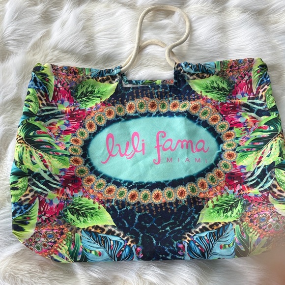 Luli Fama Tropical Multicolor Tote - Picture 1 of 1